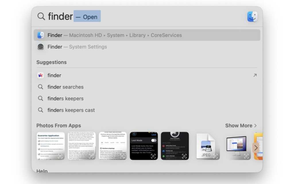 Open the Finder app from the dock or Spotlight Search